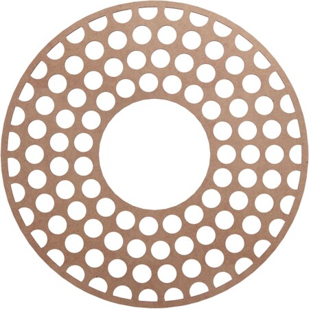 Ekena Millwork Fink Wood Fretwork Pierced Ceiling Medallion, Wood (Paint Grade), 30"OD x 10 7/8"ID x 1/4"T CMWP30X30X0250FFMF